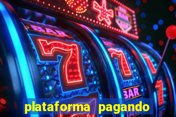 plataforma pagando bonus no cadastro